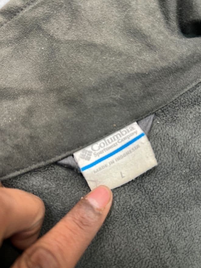 Vintage Columbia Adjustable Hem Fleece Jacket – Size L thumbnail 2