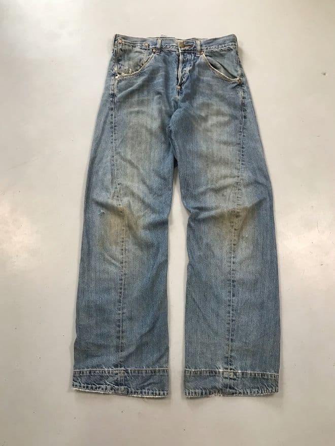 Vintage Levi’s Engineer Jeans With Buckle Strap — Size 30 — image 10 of 15