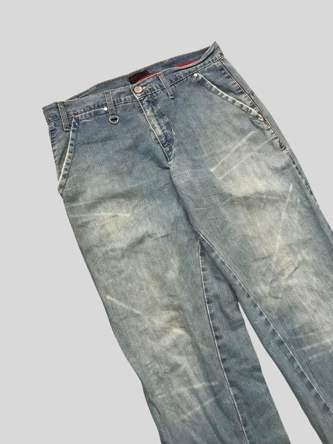 Vintage Levi’s Engineer Jeans Denim Bootcut – Size 34 — image 5 of 9