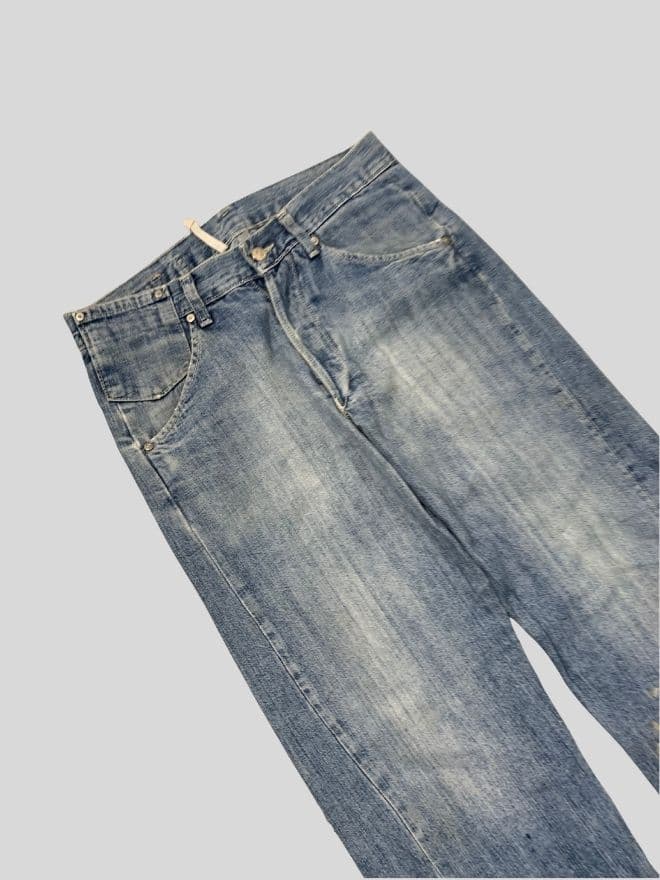 Levi's Vintage Engineer Jeans Buckle Belt – Blue Denim – Size 30 – Avant-Garde Workwear — image 6 of 7