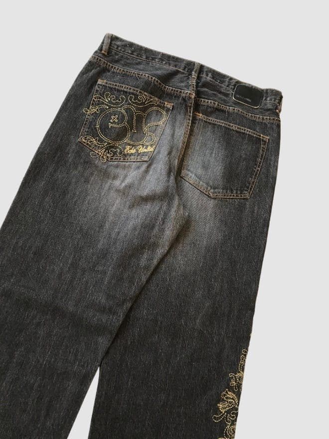 COMBO OF VINTAGE ECKO UNLTD DENIM JACKET AND PANT — image 15 of 15