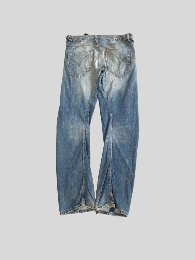Bundle of 3pcs of Vintage Levi’s Engineer Jeans Denim — image 8 of 16