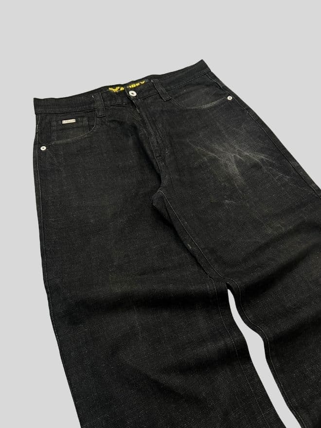 Vintage Avirex Shadow Dragon Print Denim – Black – Size 36 — image 6 of 7