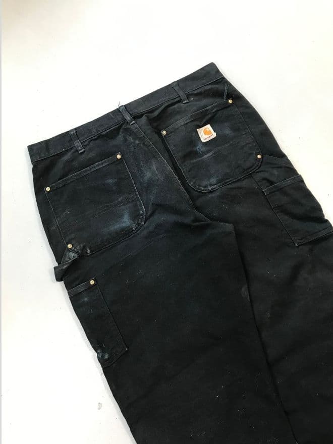 Vintage Carhartt Double Knee Carpenter Denim – Size 34 — image 6 of 11