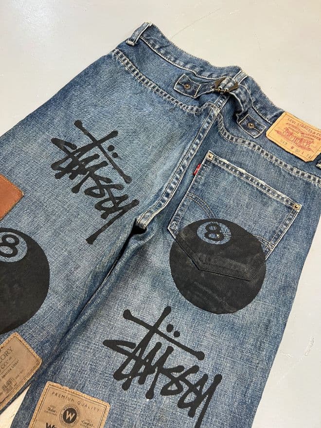 Vintage Levi’s Selvedge Button-Up Denim Jeans – Men’s Size US 28 (EU 44) | Blue — image 13 of 17