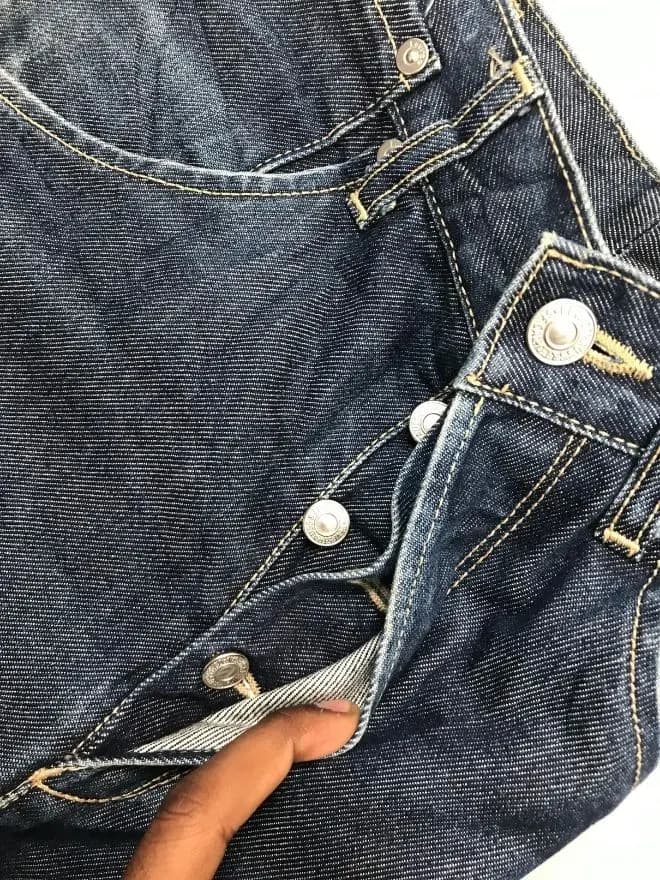 Vintage Levi’s Engineer Jeans Denim – Men’s US 29 – Distressed Workwear Blue — image 5 of 7