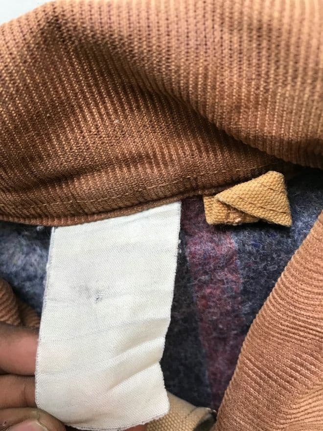 Vintage Carhartt Blanket Lined Chore Jacket – Men’s Large (Workwear) — image 7 of 9