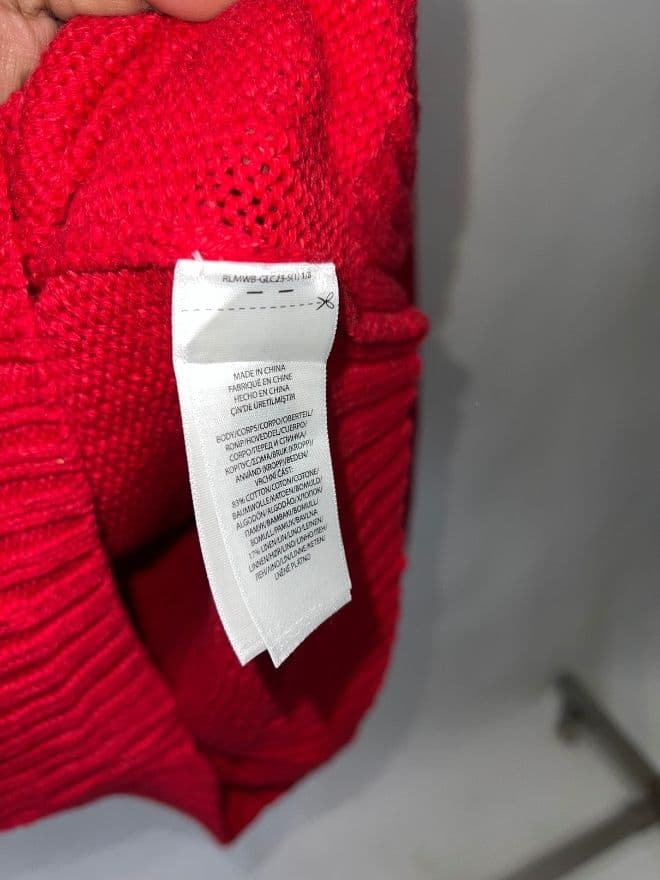 Vintage Polo Ralph Lauren Bear Knit Sweater  – Size M — image 12 of 14