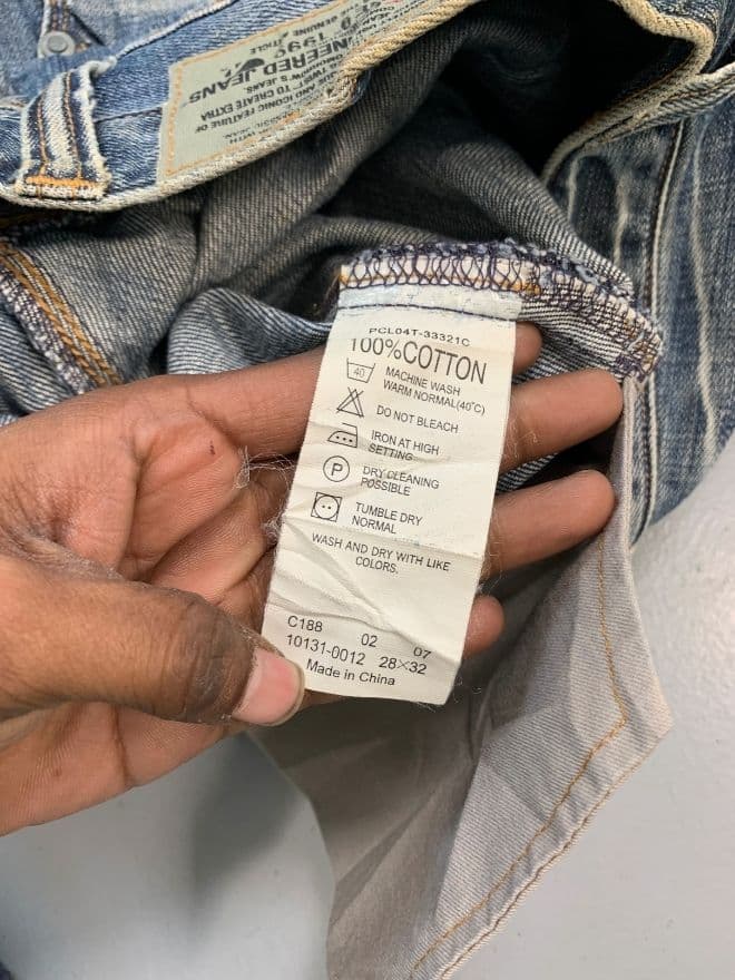 Vintage Levi's Engineer Jeans – Blue Denim – Men’s 28 (US 28 / EU 44) – Classic Workwear thumbnail 4