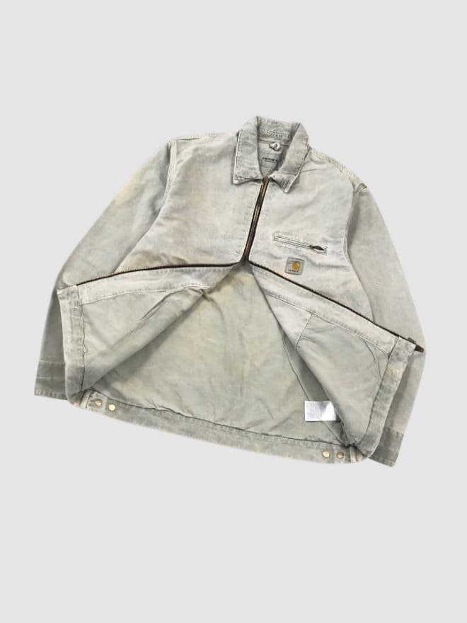 RARE VINTAGE CARHARTT SUNFADE DETROIT JACKET thumbnail 4