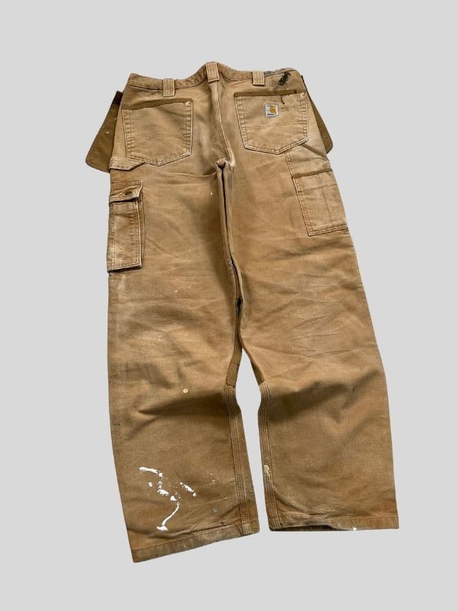 Vintage Carhartt Workwear Cargo Denim Pants – Men’s Size US 34 (EU 50) | Brown — image 7 of 10