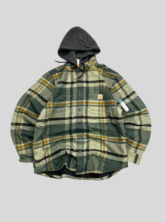Bundle of Factory Leftover Carhartt Hoodies & Flannel Hooded Jackets — image 33 of 48