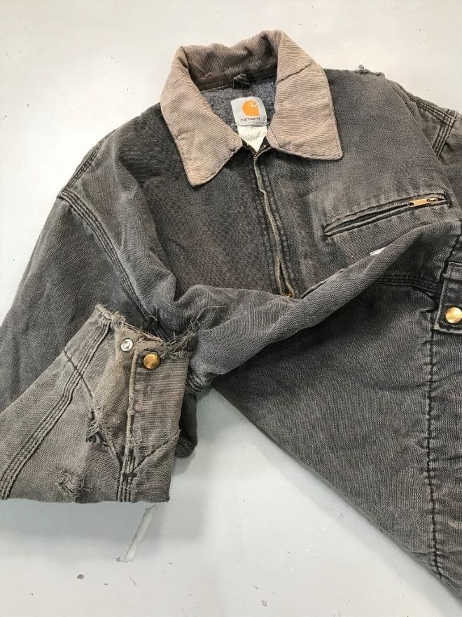 Carhartt Vintage 90s J01 BLK Detroit Jacket – Black – Size S — image 8 of 8