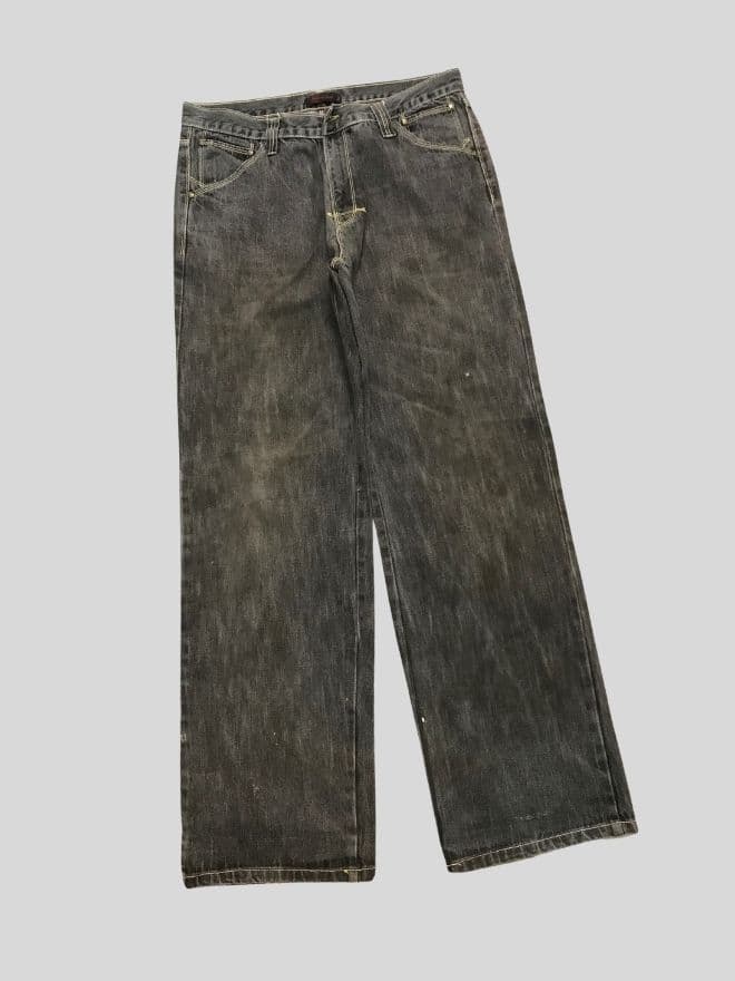 Vintage Levi’s Engineer Jeans Denim | Black | Size 34 — image 10 of 10