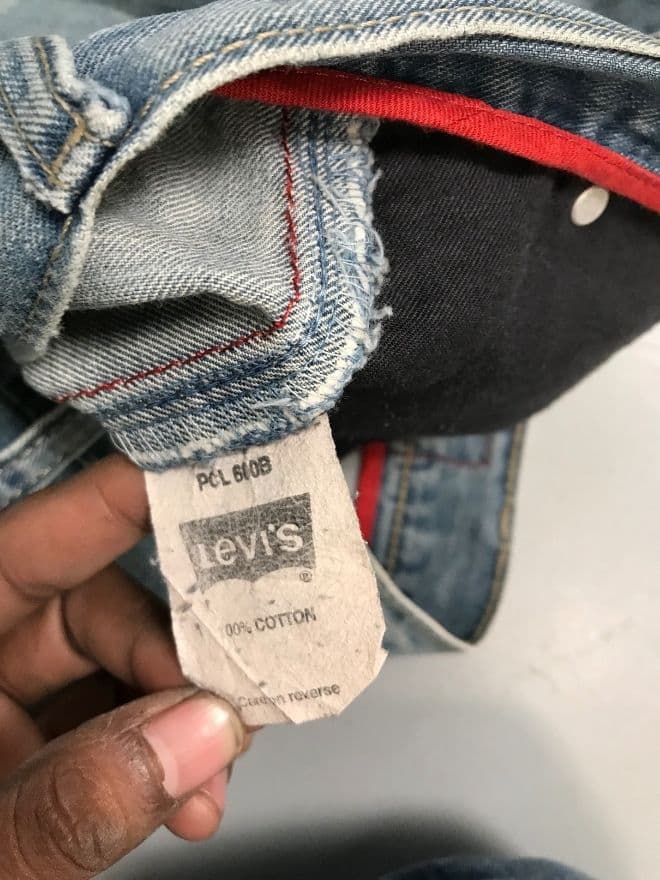 Vintage Levi’s Engineer Jeans Denim Bootcut – Size 34 — image 8 of 9