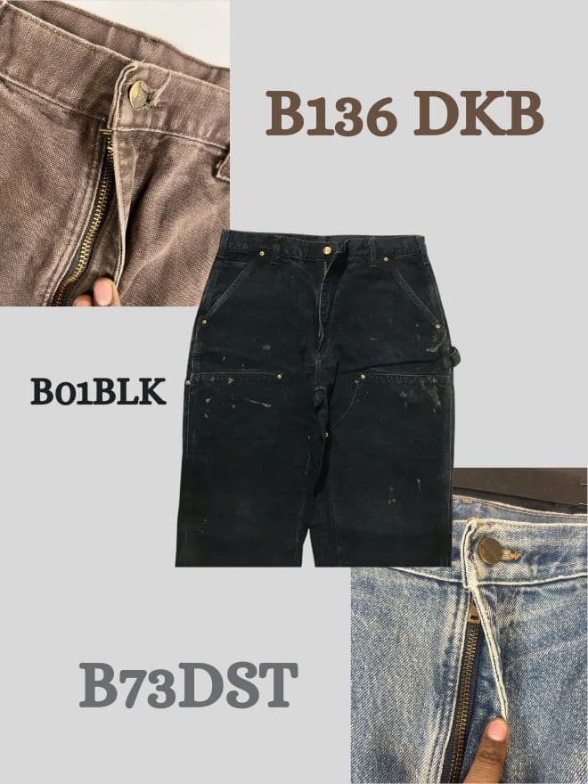 Bundle of 3 Vintage Carhartt Double Knee Work Pants — image 12 of 12