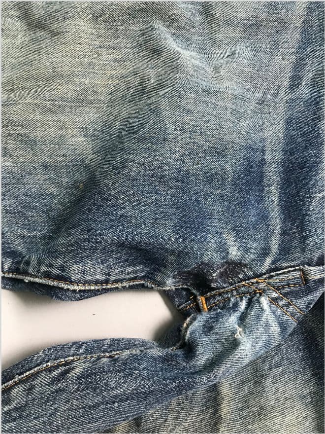 Vintage Levi’s Selvedge Denim Jeans – Men’s 30×40 – Blue — image 5 of 10