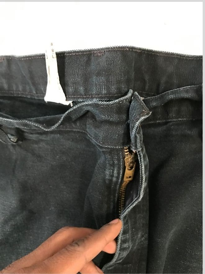 Vintage Carhartt B01 BLK Double Knee Denim – Black – Size 38 — image 5 of 9