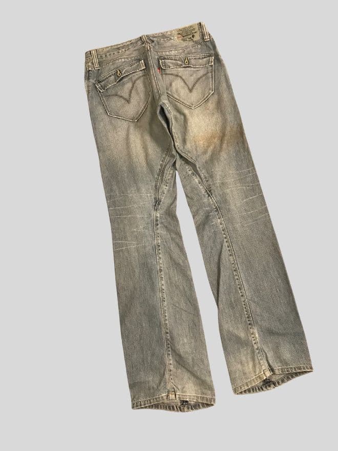 Vintage Levi’s Engineer Jeans Denim — Blue — Size 32 — image 8 of 10