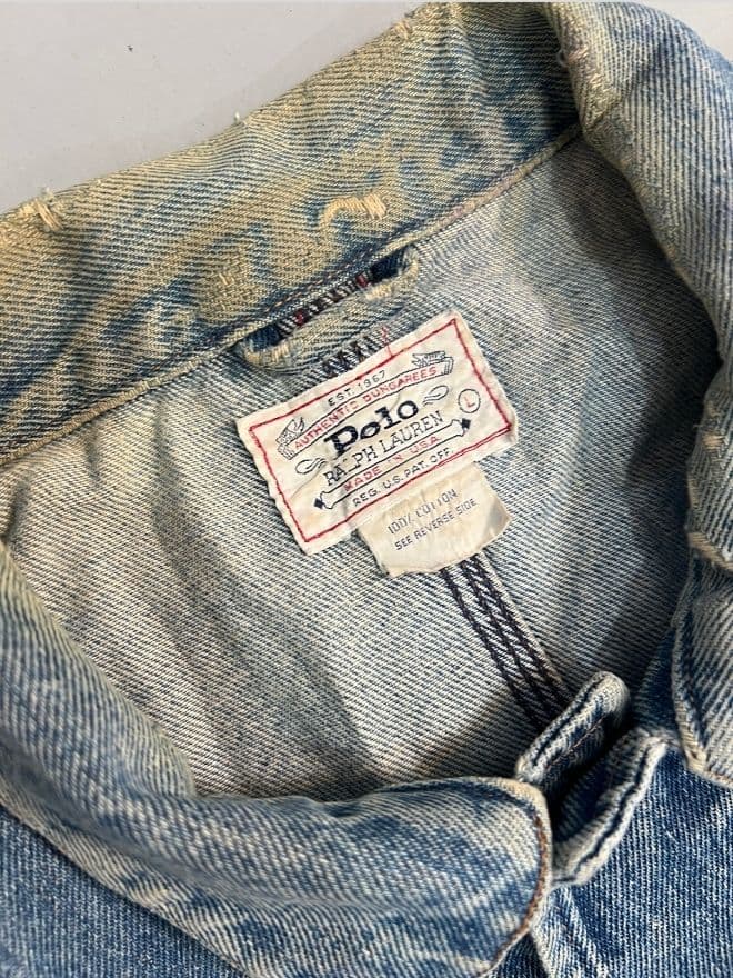Vintage Polo Ralph Lauren Denim Jacket – Men’s US M / EU 48–50 — image 8 of 10