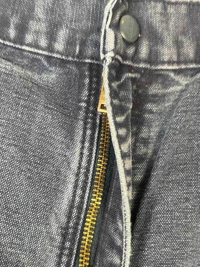 Vintage Carhartt Navy Carpenter Denim Pants | Size 35 — image 9 of 9