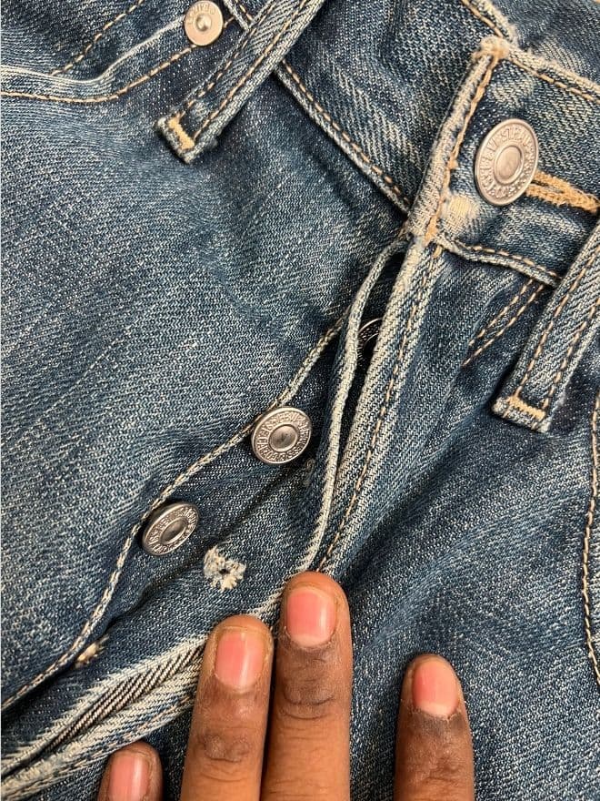Vintage Levi’s Engineer Jeans Denim – Men’s Size US 28 — image 6 of 10