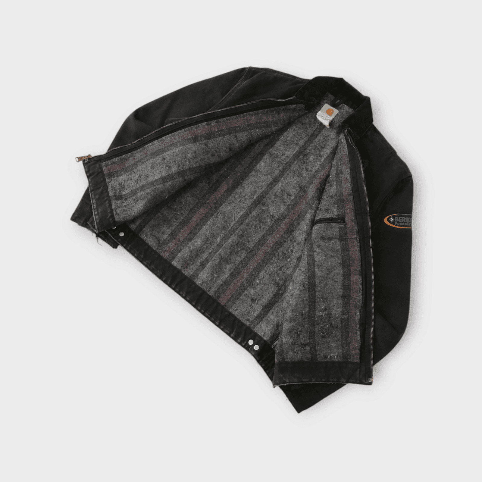 Vintage Carhartt J001 BLK Detroit Qulit Lined Jacket — image 5 of 9
