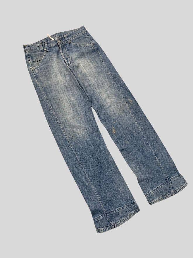 Levi's Vintage Engineer Jeans Buckle Belt – Blue Denim – Size 30 – Avant-Garde Workwear — image 5 of 7