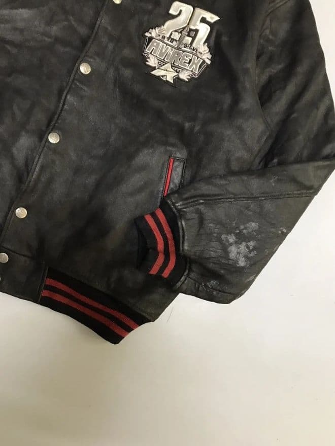 Vintage Avirex 25 Silver 1978 Leather Jacket – Men’s Size L — image 12 of 12