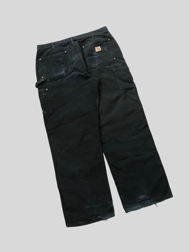 Vintage Carhartt Double Knee Carpenter Denim – Size 34 — image 11 of 11