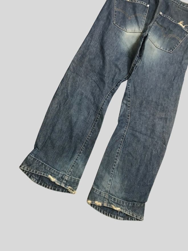 Vintage Levi’s Engineer Jeans Denim – Blue Workwear Fit (Men’s US 34) — image 6 of 10