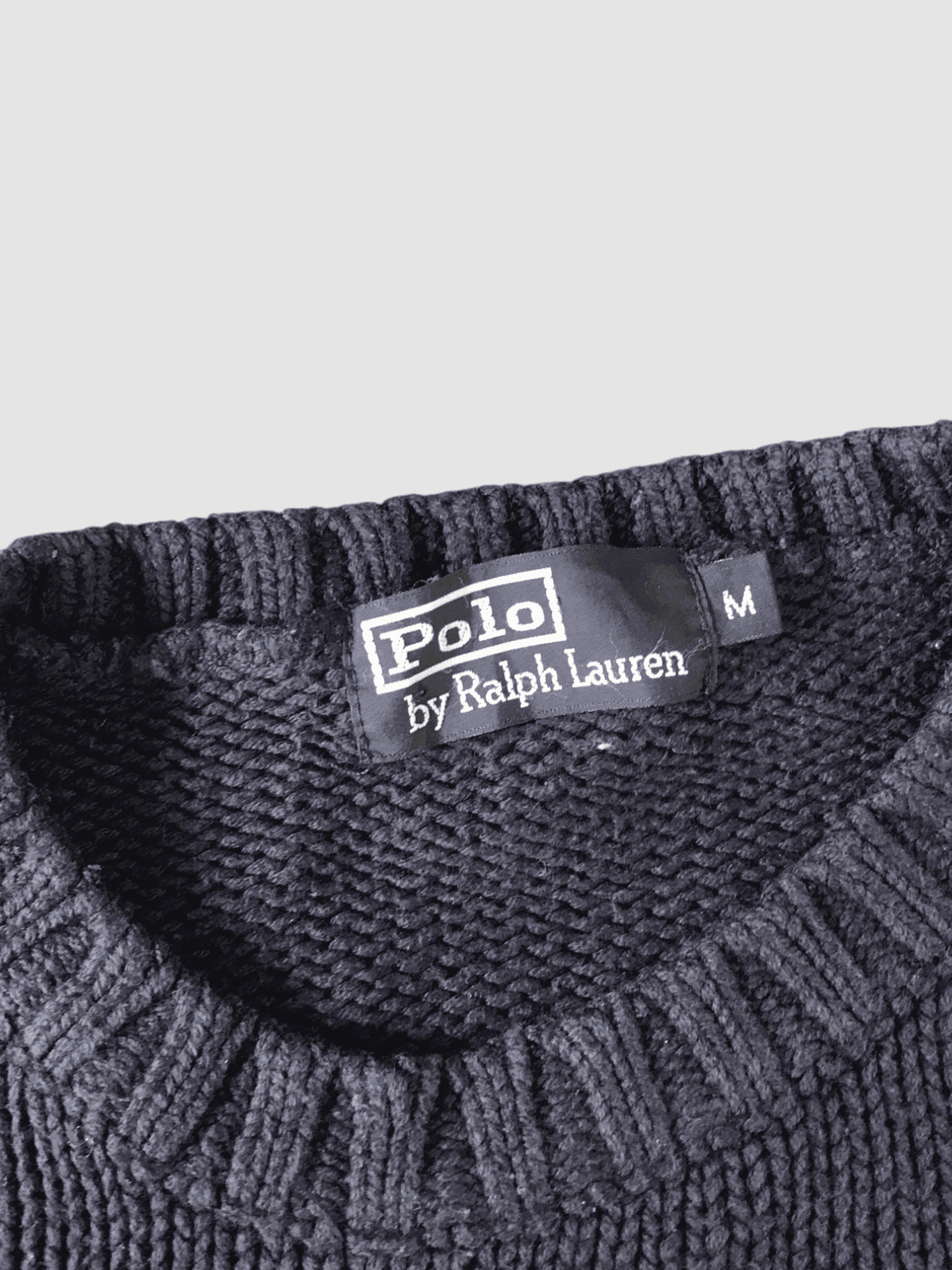 VTG 90's Polo Ralph Lauren USA Flag Knit Sweater — image 8 of 10