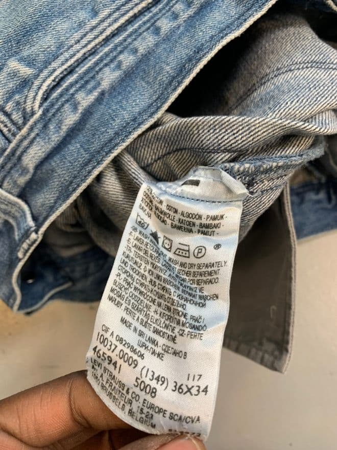 Vintage Levi’s Engineer Jeans Blue – Men’s 36 — image 6 of 9