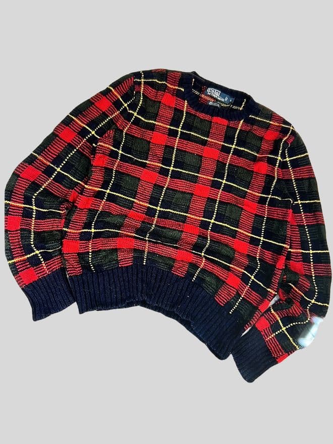 Bundle of 2 Pcs Vintage Polo Ralph Lauren Multicolor Sweaters — image 3 of 4