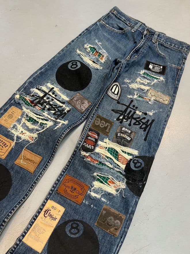 Vintage Levi’s Selvedge Button-Up Denim Jeans – Men’s Size US 28 (EU 44) | Blue — image 15 of 17