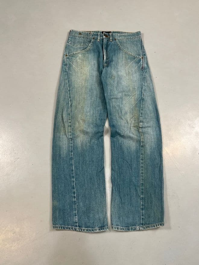 Vintage Levi’s Engineer Buckle Belt Denim – Size 32 — image 15 of 15