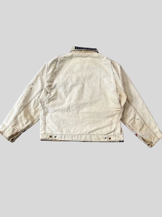 Vintage Sun-Faded Carhartt x Sashiko Rework Jacket – Brown – Size L (Tag M) — image 9 of 14