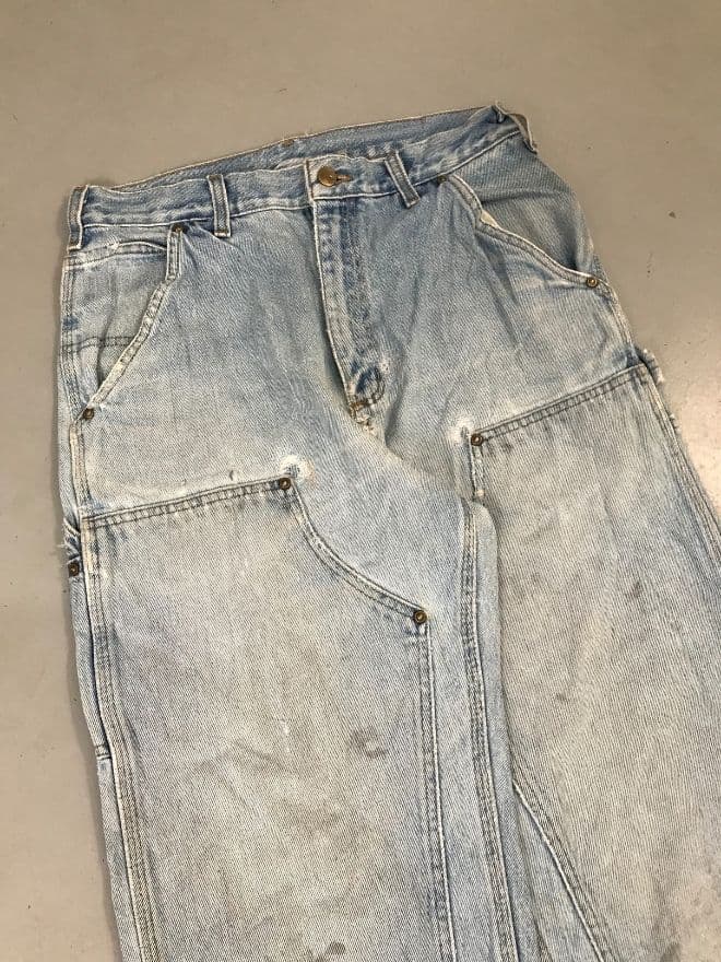 Vintage Carhartt Double Knee Workwear Denim Jeans – Repair Distressed | Men’s US 30 — image 10 of 10