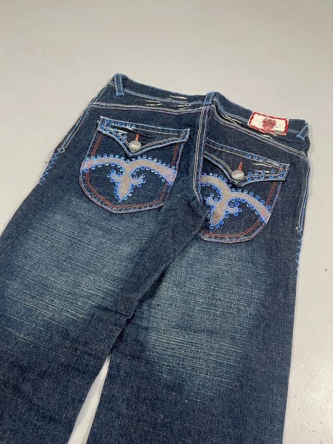 Vintage Laguna Beach Patched Denim – Blue (Men’s 36 / EU 52) — image 6 of 9