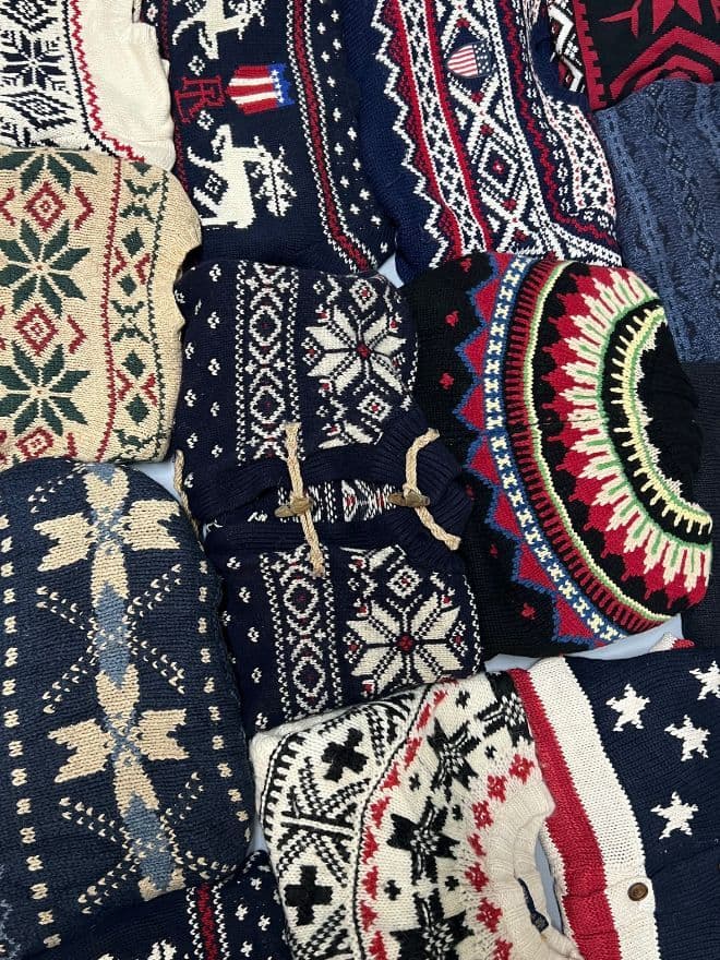 BUNDLE OF POLO MULTICOLOUR 3D KNIT SWEATERS thumbnail 2