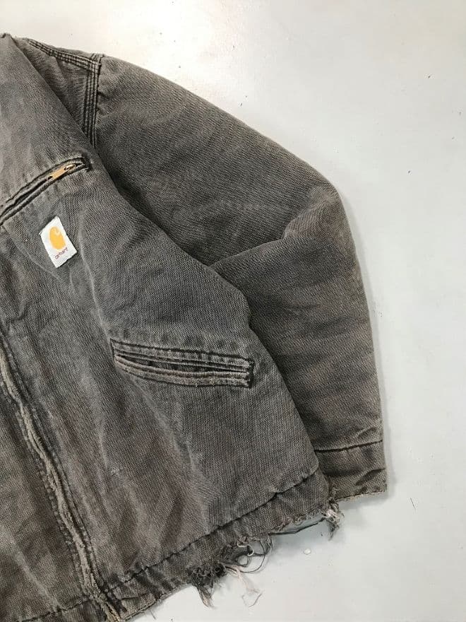Carhartt Vintage 90s J01 BLK Detroit Jacket – Black – Size S — image 5 of 8