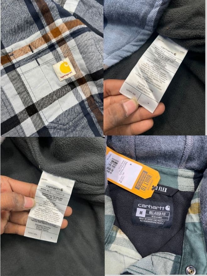 Bundle of Factory Leftover Carhartt Hoodies & Flannel Hooded Jackets — image 48 of 48