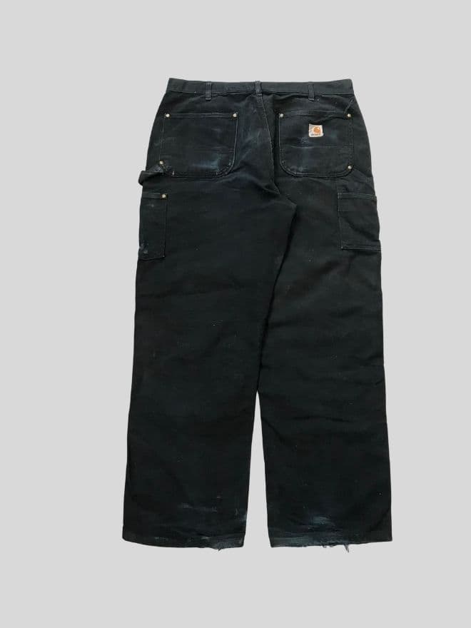 Vintage Carhartt Double Knee Carpenter Denim – Size 34 — image 8 of 11