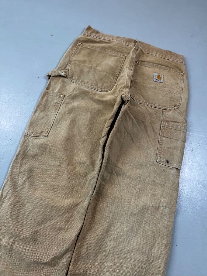 Vintage Carhartt Tan Double Knee Workwear Pants — image 9 of 9