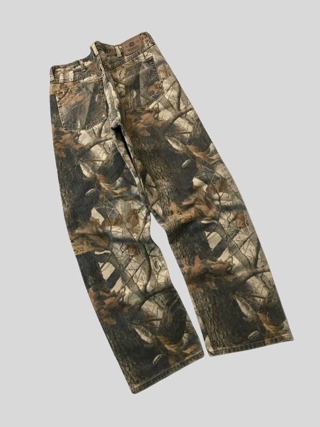 Rare Vintage Wrangler Realtree Double Knee Denim – Size 32 – Camo Workwear Jeans — image 8 of 9