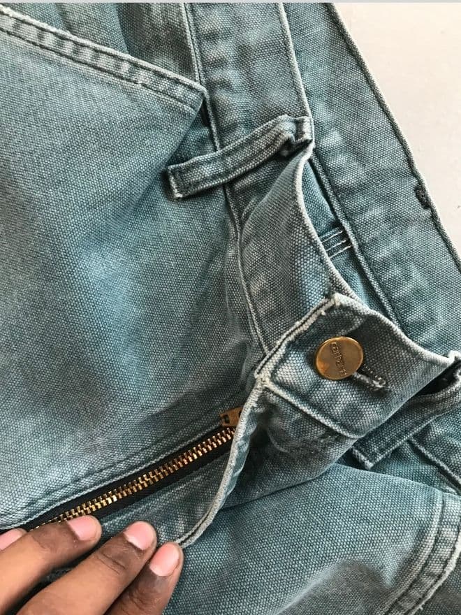 Vintage Carhartt Painted Carpenter Denim – Men’s Size 31 — image 6 of 10