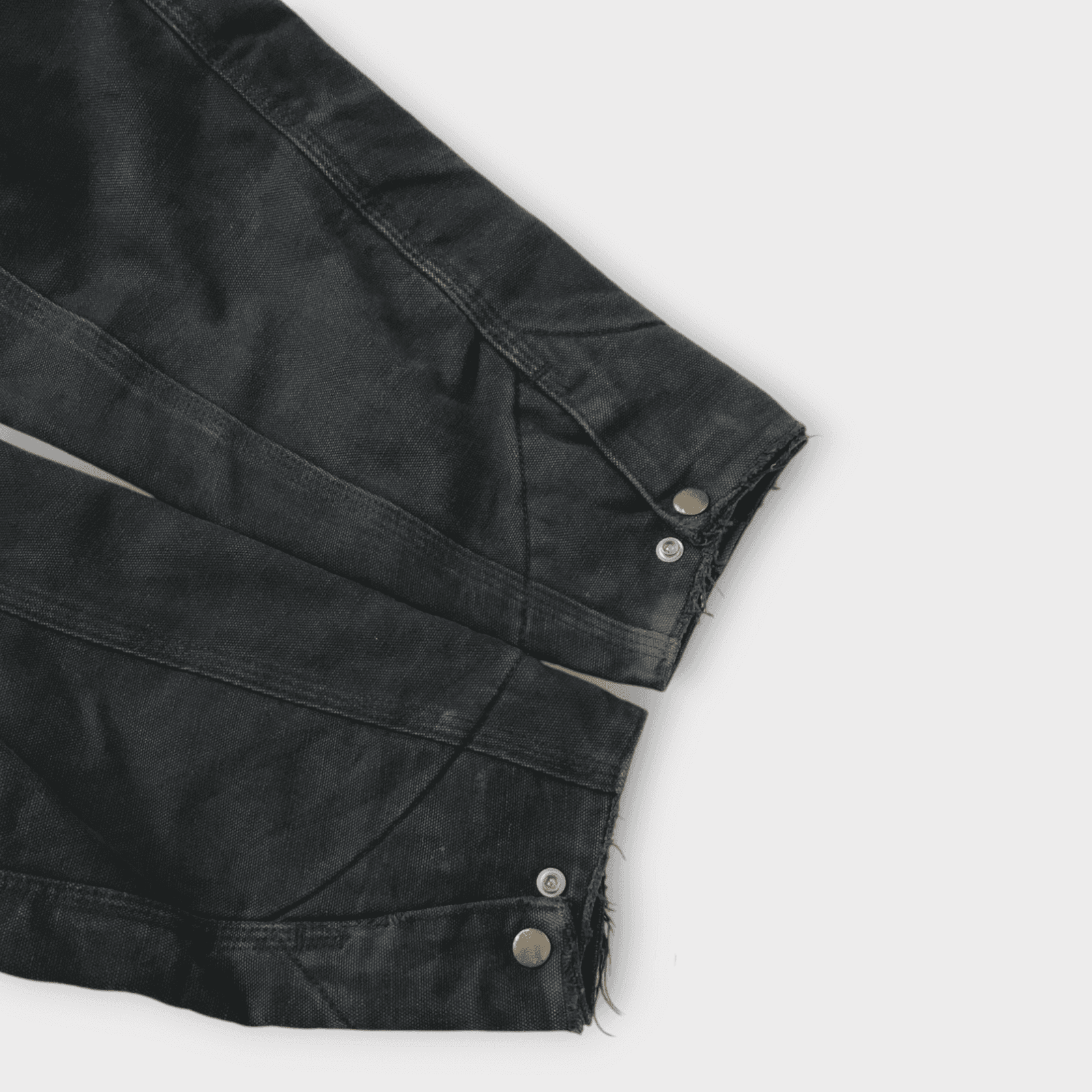 Vintage Carhartt J001 BLK Detroit Qulit Lined Jacket — image 8 of 9