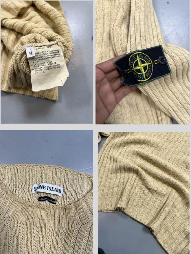 Bundle of 4 Vintage Stone Island Knit Sweaters — image 16 of 16