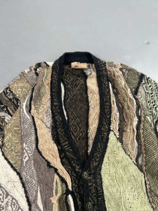 Vintage Coogi 3D Multicolor Knit Sweater — Size M | Streetwear Classic — image 3 of 9