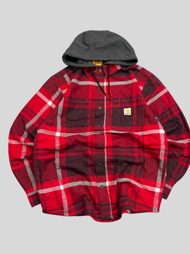 Bundle of Factory Leftover Carhartt Hoodies & Flannel Hooded Jackets — image 47 of 48